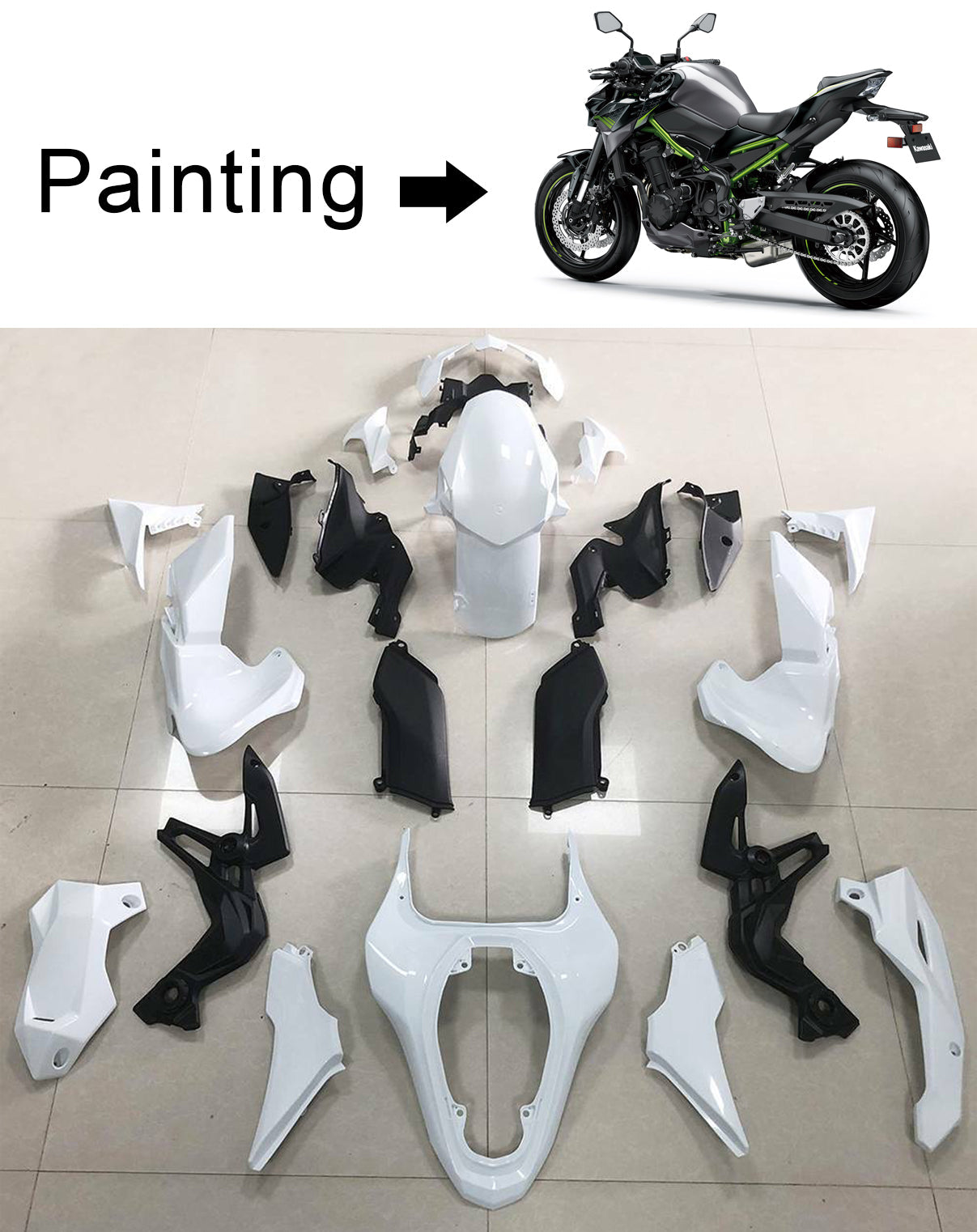 Kit carenatura Kawasaki Z900 2020-2024
