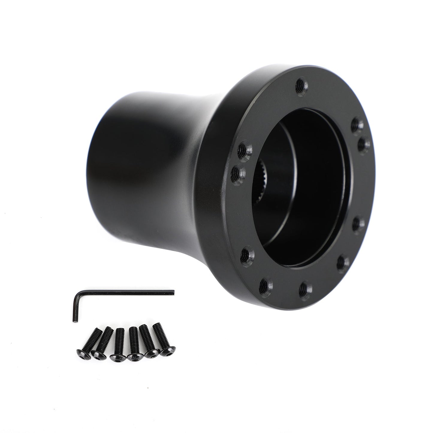 Mozzo adattatore per volante in alluminio per carrello da golf adatto per Club Car DS 1984-up nero generico