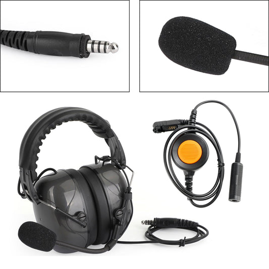 Cuffia regolabile con cancellazione del rumore 7.1-C5 per XPR3300/3500 XIRP6600/P6620 E8600