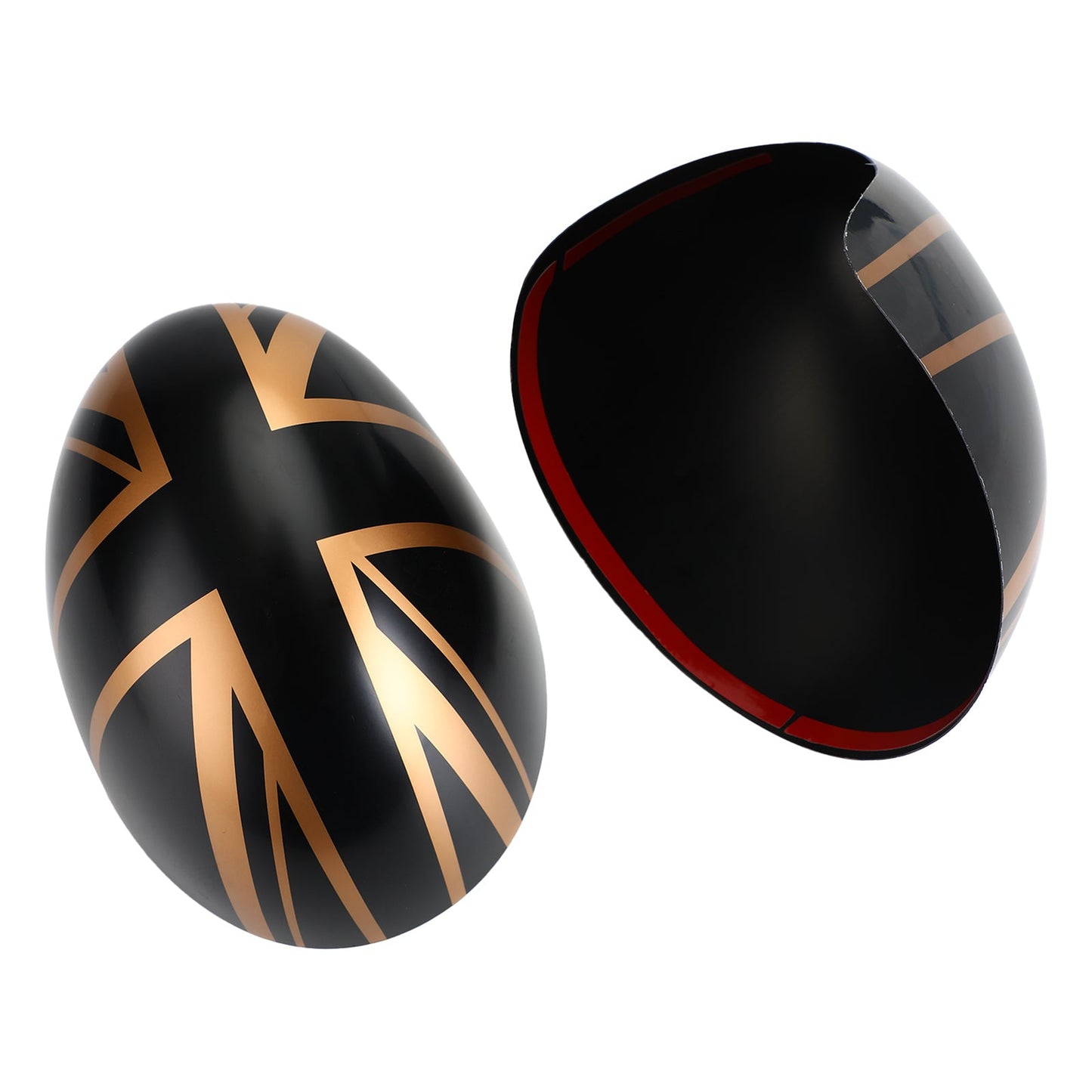 Coperchio specchietto retrovisore bandiera UK per MINI Cooper Hardtop F55 F56 nero/oro generico