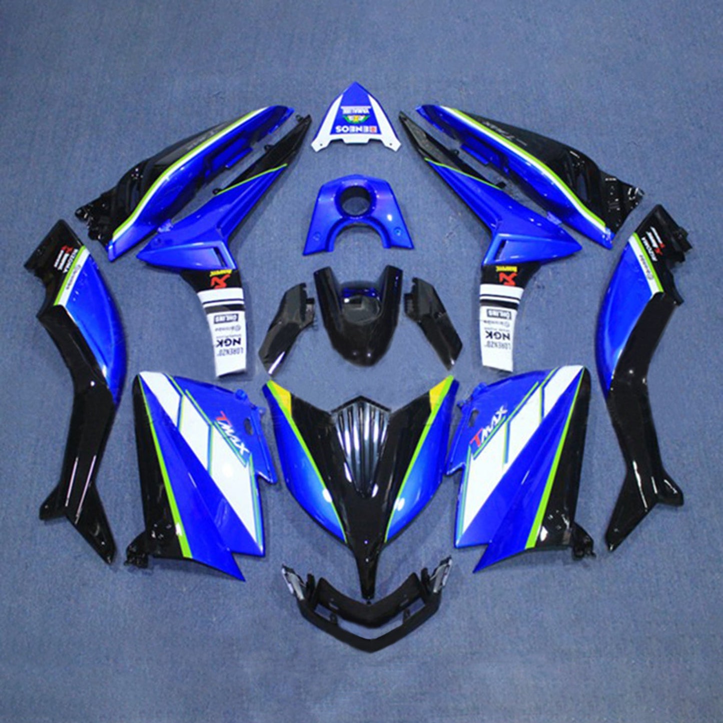 Amotopart Kit Carena Carrozzeria ABS per Yamaha T-Max TMAX530 2015-2016