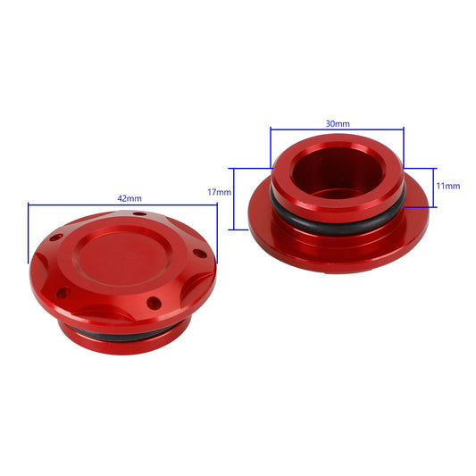 Le migliori offerte per Yamaha YZF-R3 R3 R25 MT03 MT25 Alluminio Nero Telaio Foro Tappi Copri Tappo