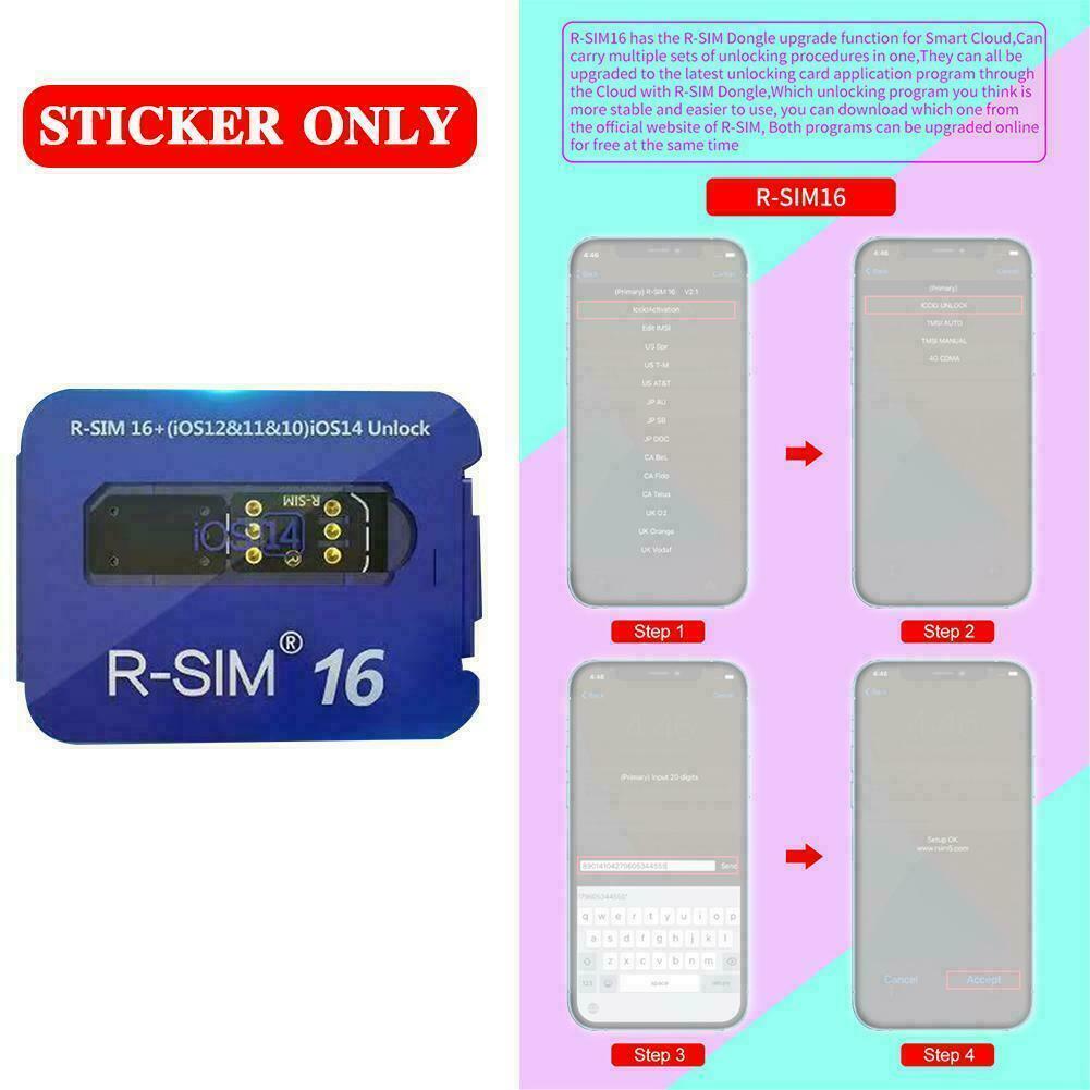 R-SIM 16 Nano Unlock Scheda RSIM adatta per iPhone 13 12 mini 12 Pro XS MAX 8 IOS 15
