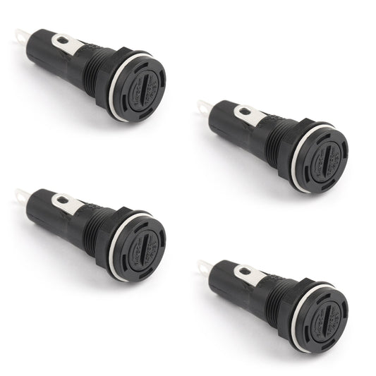 4PCS SCI R3-55B Supporto per fusibili telaio per montaggio a pannello per fusibili in vetro 6x30mm 20A 250V