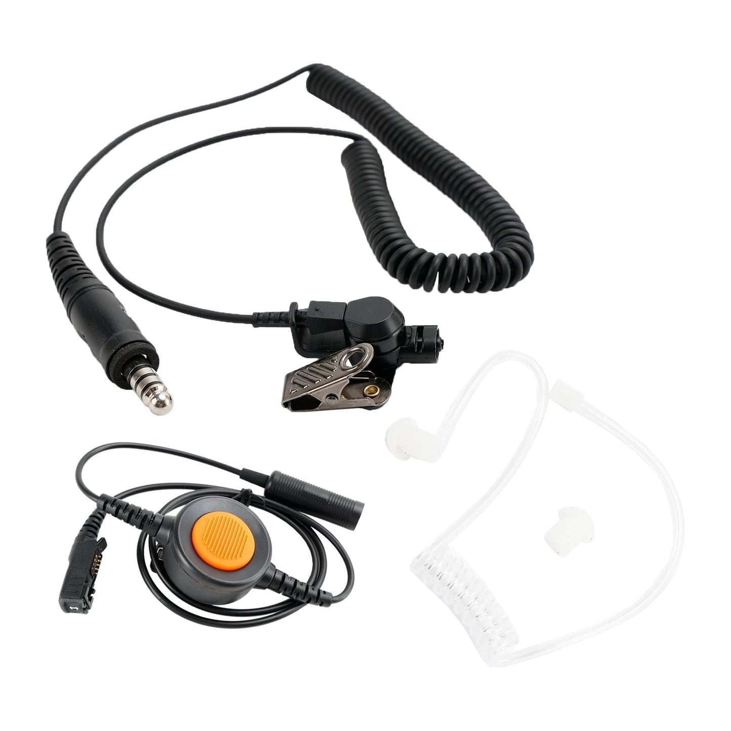 Per IMTP3100 MTP3150 MTP3250 6Pin U94 PTT 7.1-A3 Cuffia a tubo trasparente singolo
