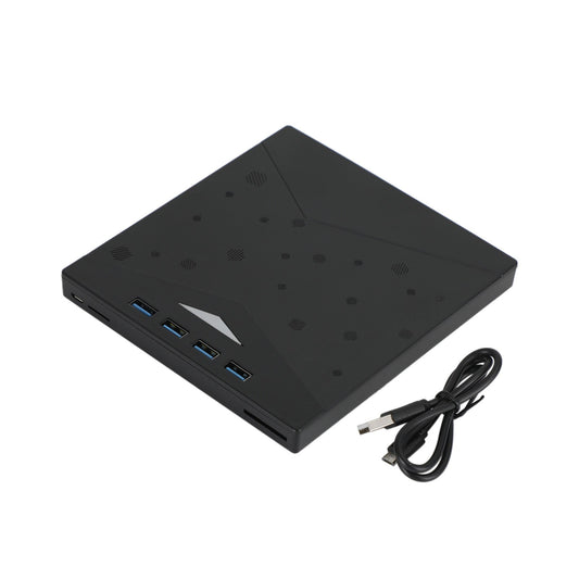 Unità CD/DVD esterna per laptop Lettore DVD USB 3.0 7 in 1 Unità masterizzatore CD/DVD esterna 7 in 1 portatile USB 3.0 Type-c Type A CD-ROM Laptop