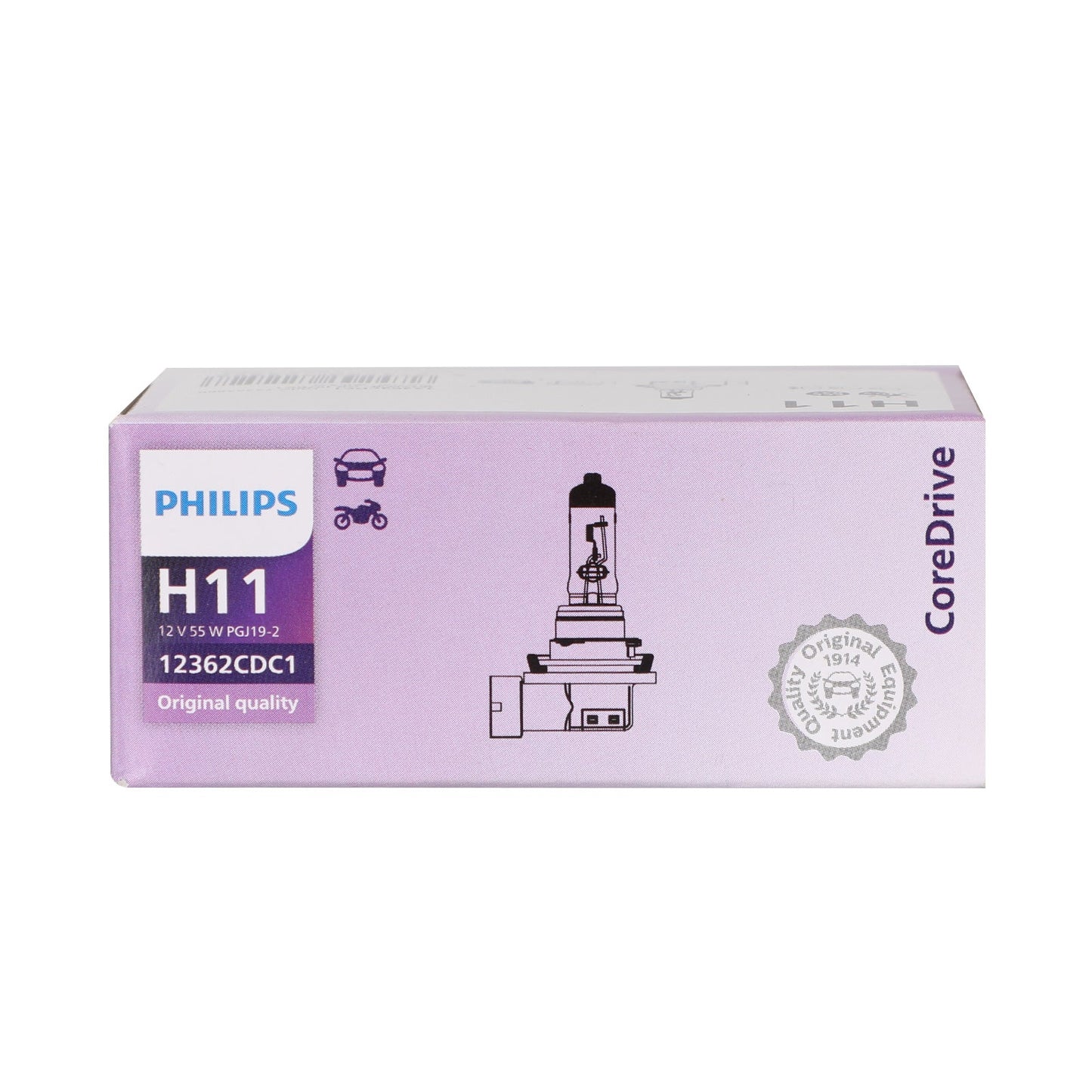 H11 Per faro alogeno Philips CoreDrive 12362CDC1 12V 55W PGJ91-2 Generico