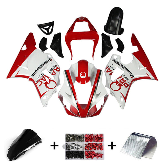 Amotopart Yamaha YZF 1000 R1 2000-2001 Kit Carena Carrozzeria Plastica ABS