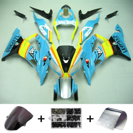 Amotopart Kawasaki 2013-2018 ZX6R 636 Kit trigger blu squalo