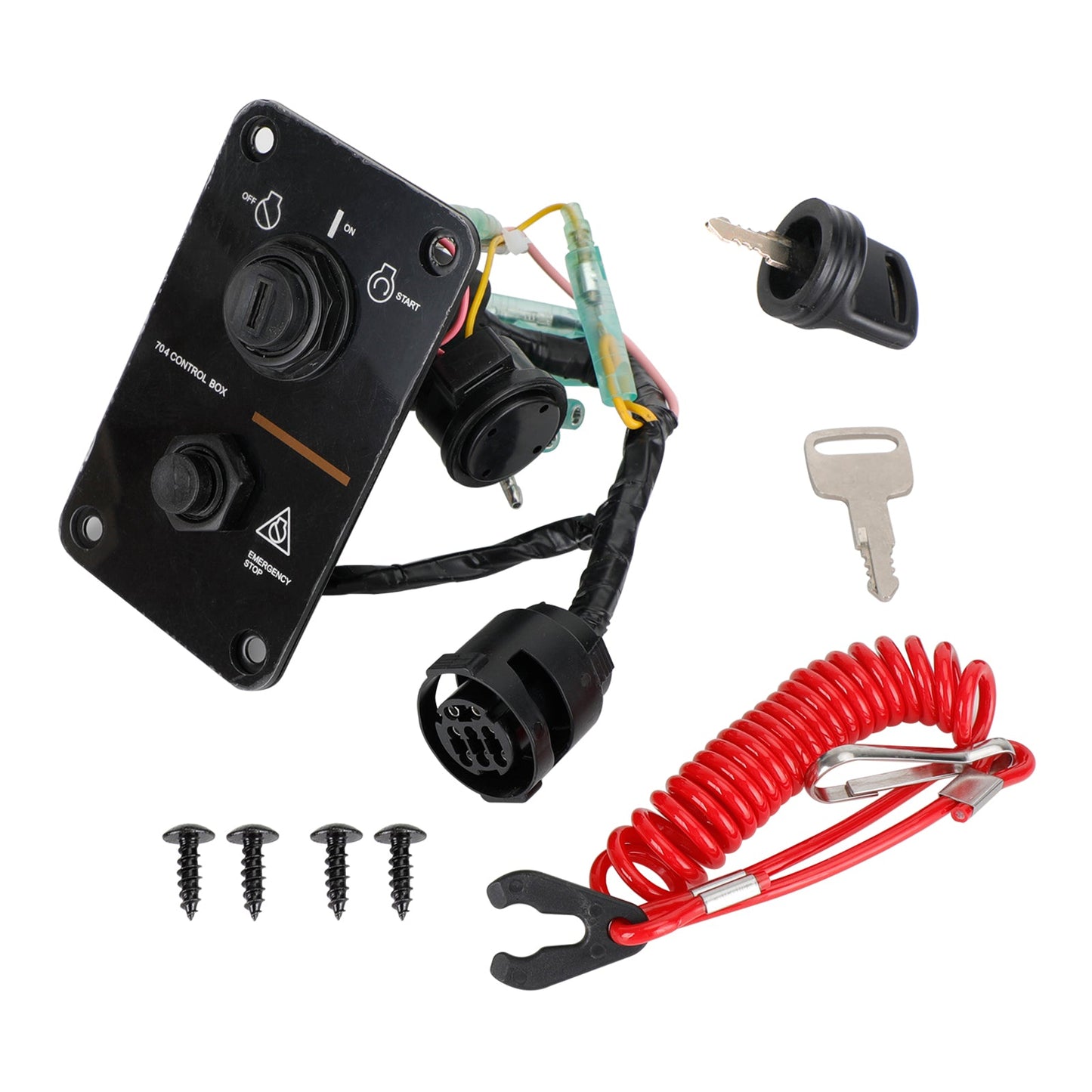 Pannello interruttore motore singolo adatto per motori fuoribordo Yamaha 704-82570-08-00