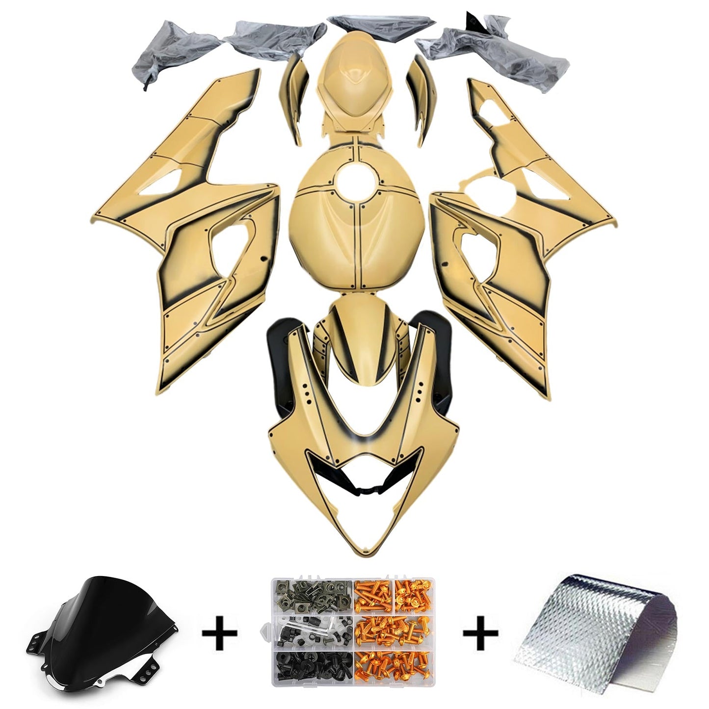 Amotopart Suzuki GSXR1000 2005-2006 K5 Kit carena Carrozzeria Plastica ABS