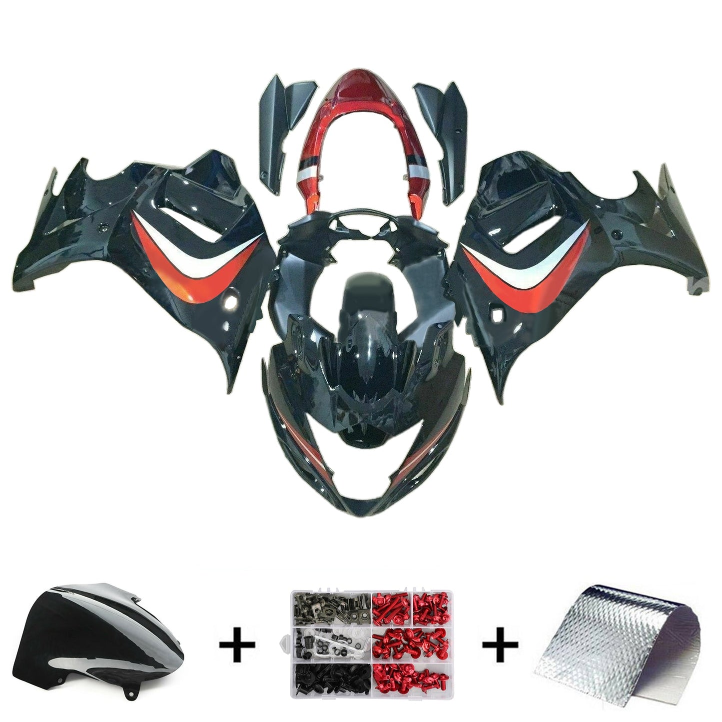 Kit carena iniezione Suzuki Katana GSX650F 2008-2013 Carrozzeria in plastica ABS
