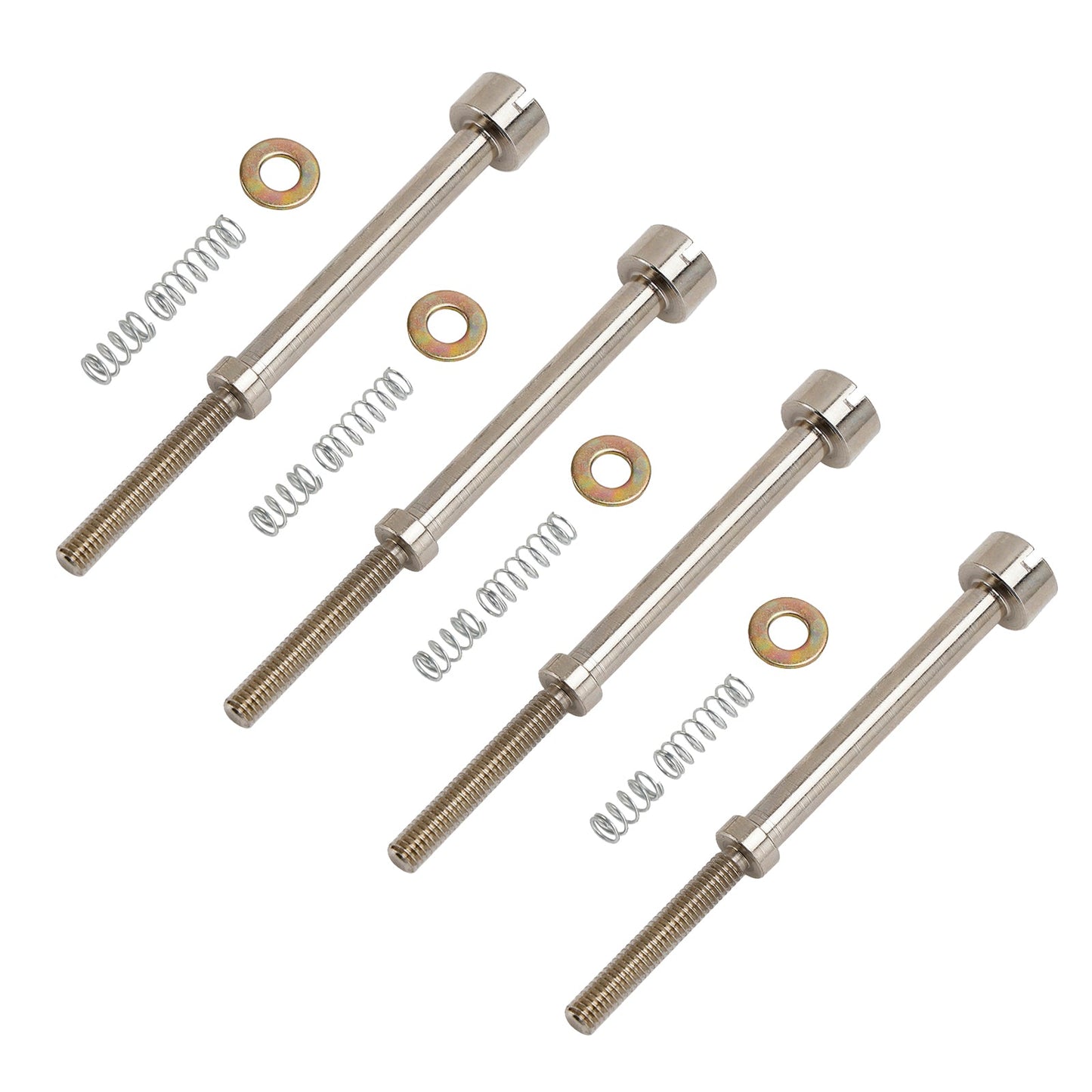 Kit di ricostruzione carburatore 4X Candela con vite del minimo adatta per Big Twin 90-06 27006-88