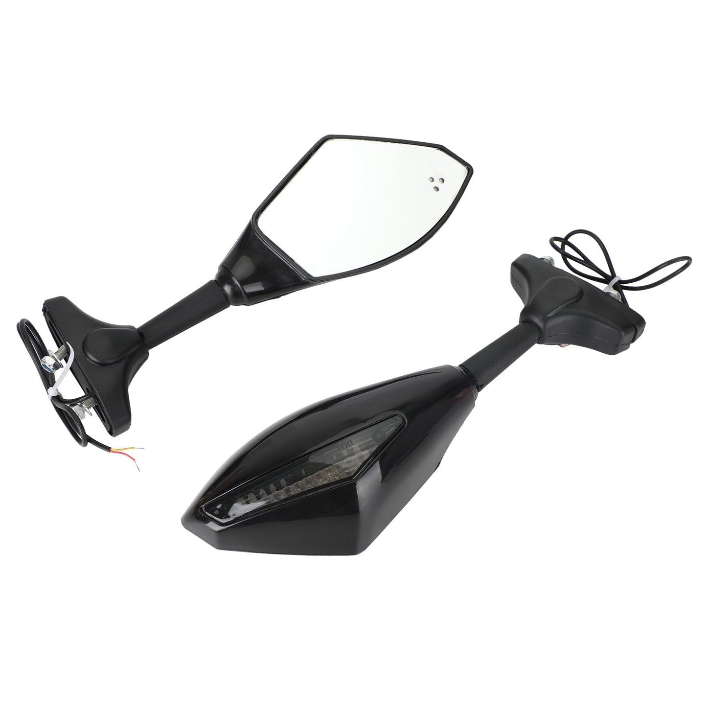 YAMAHA YZF R6 R6S FZ1 FZ6 FAZER FZ8S FJR1300 XJ6 FZR600 Coppia Specchi Generico
