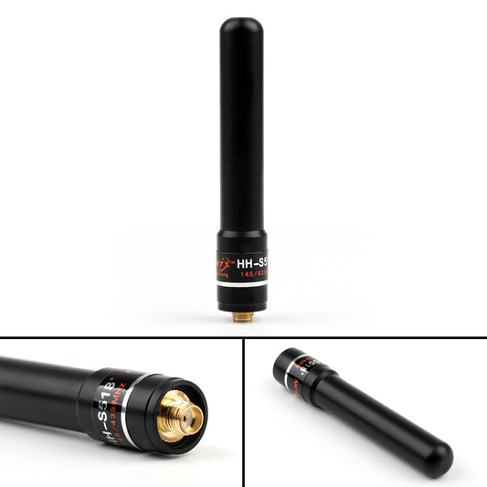1 Pz Antenna HH-S518 + Dual Band 144/430 MHZ SMA Femmina Per Kenwood UV5R Radio 8 cm