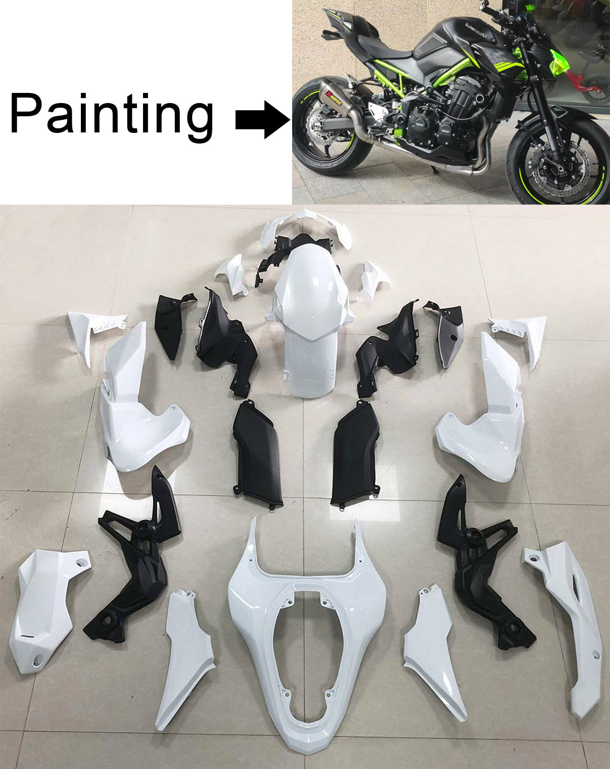 Kit carenatura Kawasaki Z900 2020-2024