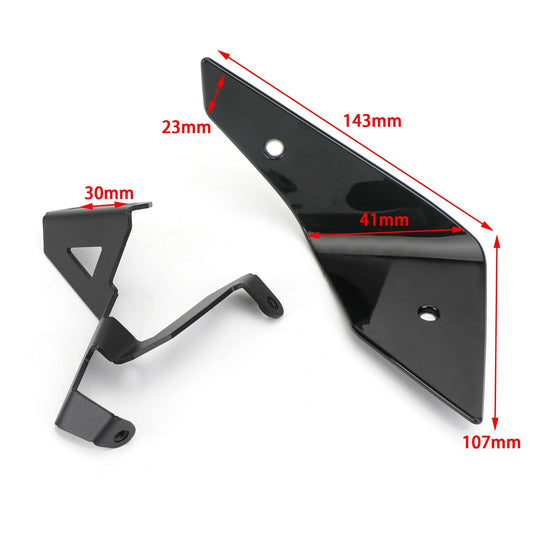 Deflettore Aria Parabrezza Laterale Superiore Per Honda Crf1100L ADV 2020-2023 Realizzato In Plastica Rosso Generico