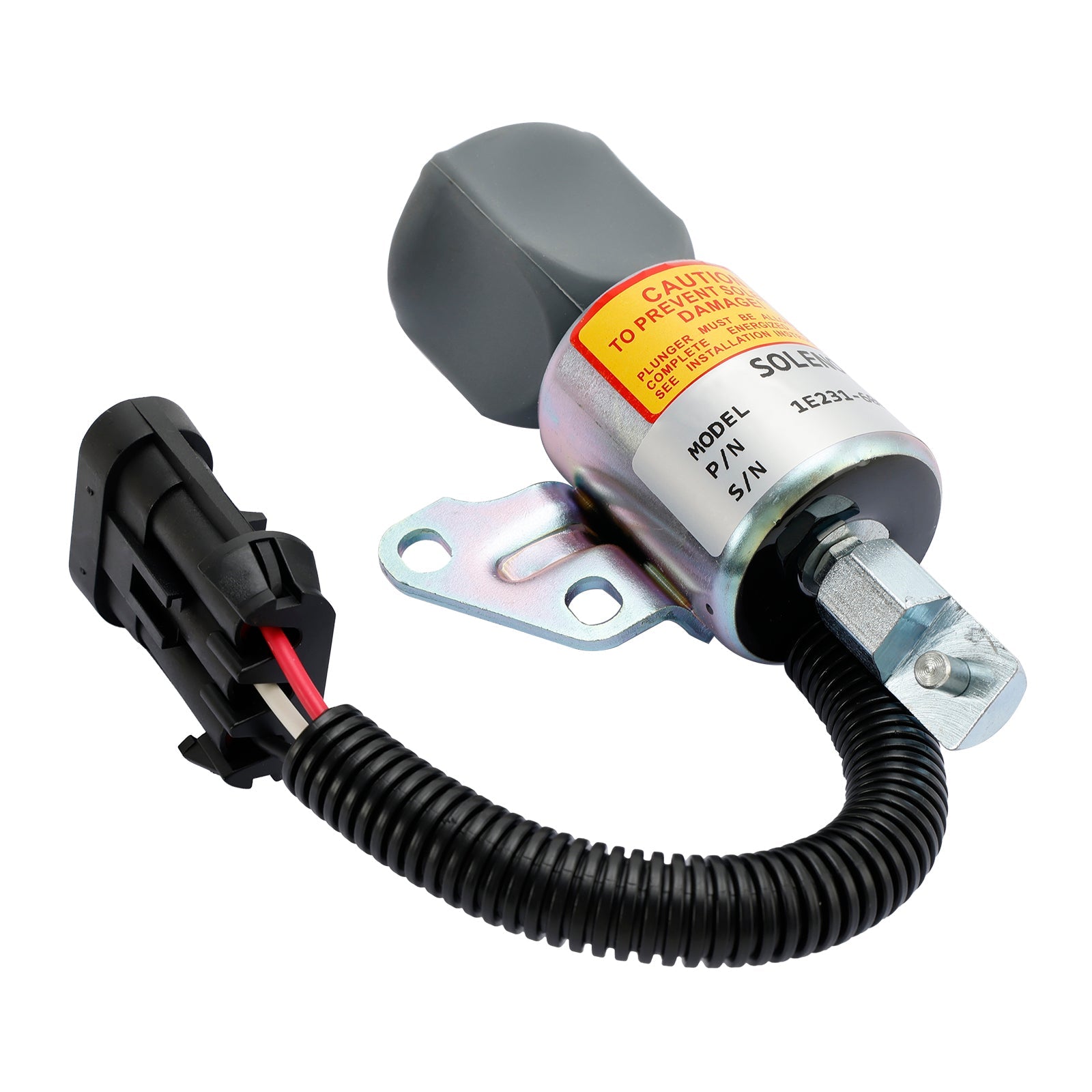 Solenoide Arresto Carburante 12V Per Trattori Kubota Ricambio 16851 60014 Per Escavatori E Tosaerba - Foto 13