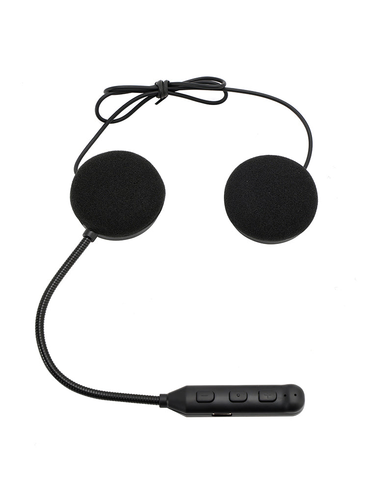Auricolare Bluetooth per casco con altoparlante universale nero per moto