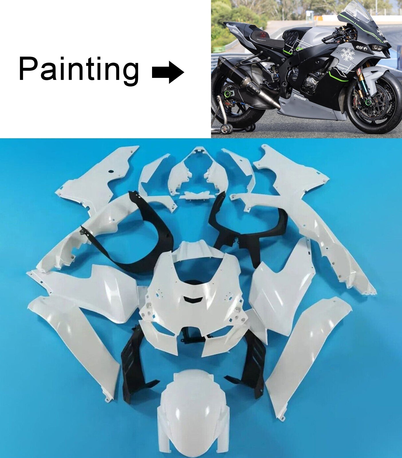 Kawasaki ZX-10R ZX10R 2021-2025 Kit Carena Carrozzeria ABS