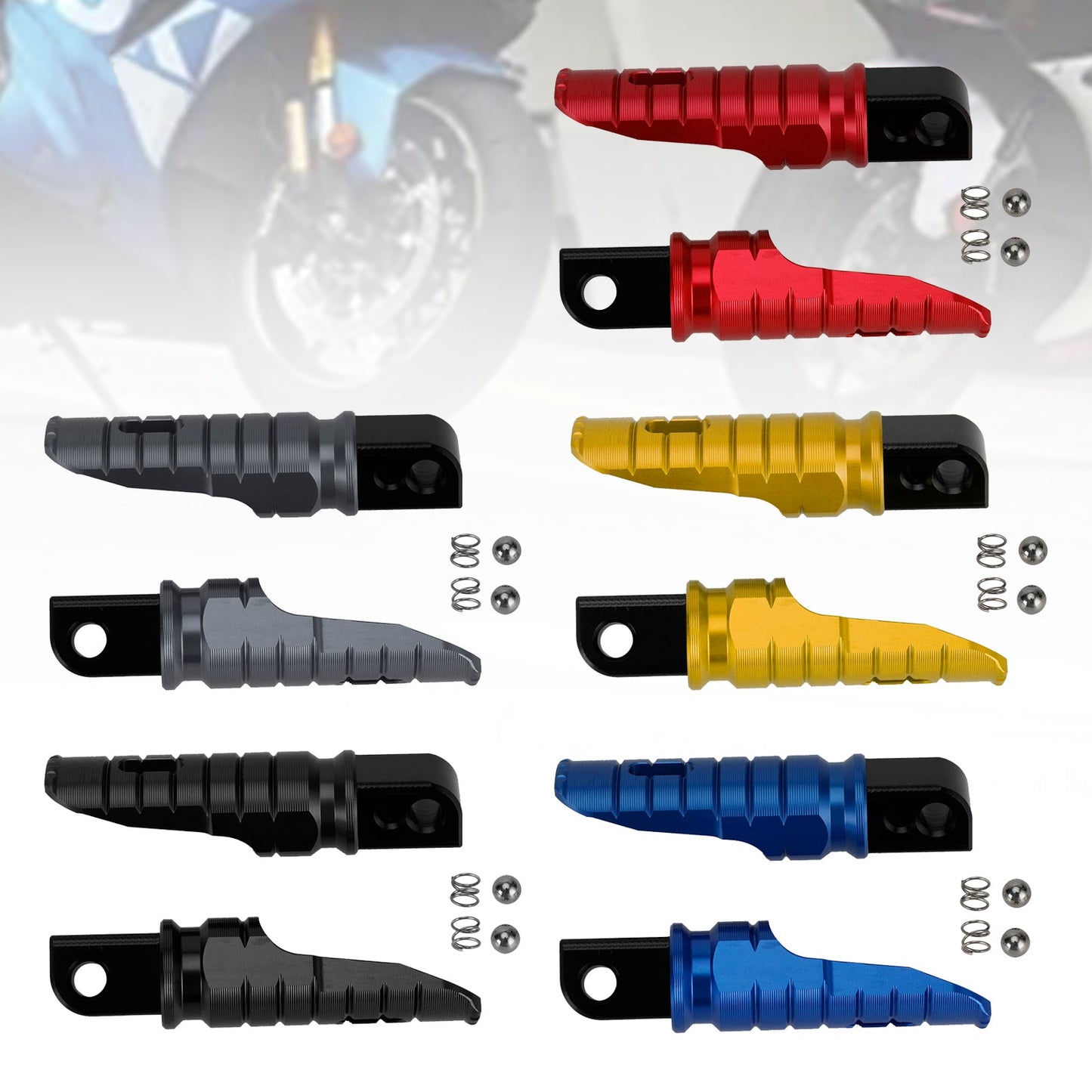 2018-2022 SUZUKI GSX-S125/150 GSX-R125/150 GW250 Pedane posteriori Pedane