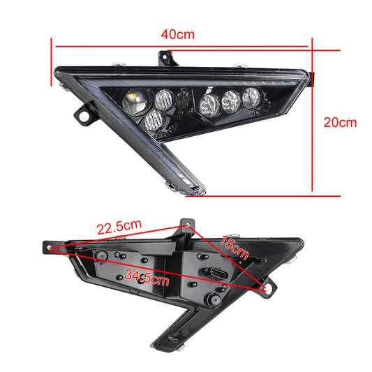 Polaris RZR PRO XP 2020-2021 2414538 2414539 Luci anteriori distintive