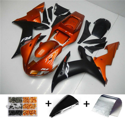 Amotopart 2002-2003 Yamaha YZF R1 Cladding Orange Cladding Kit