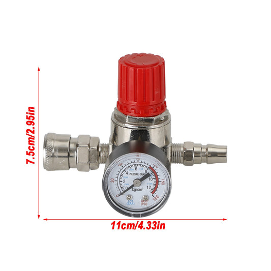 Compressore d'aria 1/4" regolatore manometro controllo valvola interruttore 175 psi