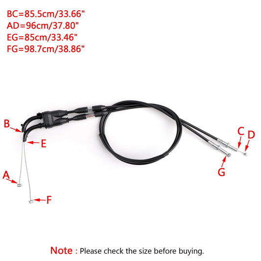 54012-0277 cavo acceleratore filo linea per Kawasaki ZX600 Ninja ZX-6R 2009-2017 generico