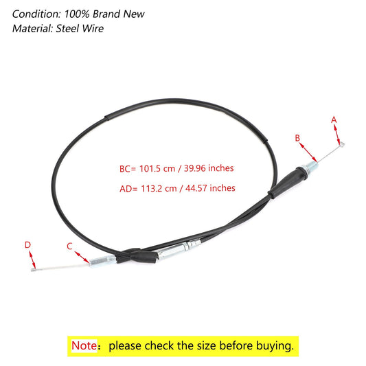 Cavo acceleratore per Yamaha Bear Tracker 250 Wolverine 350 Kodiak 400 Big Bear 350 Generico