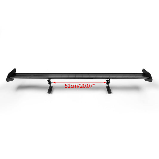 Universal Hatch Regolabile Alluminio GT Posteriore Tronco Ala Racing Spoiler Nero 14# Generico