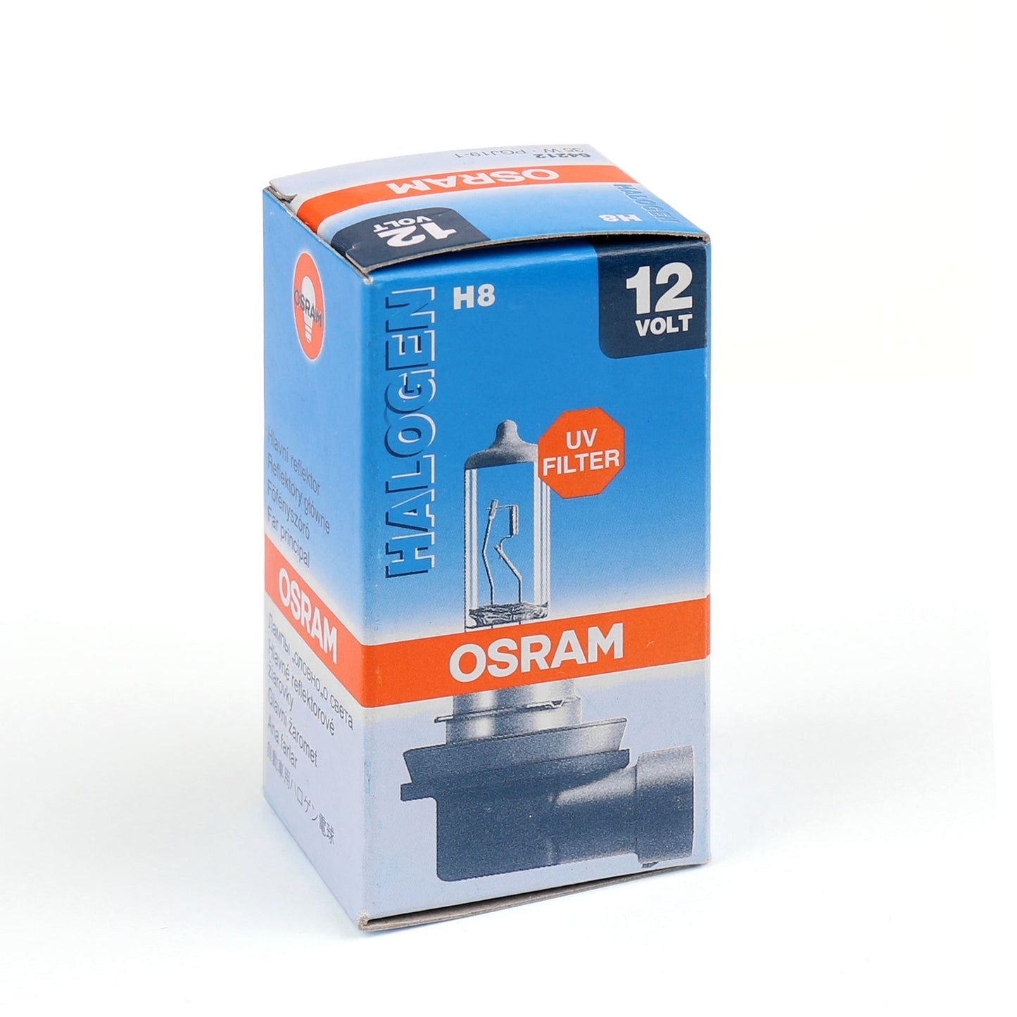 1Pc OSRAM H8 12V 35W 3200K Lampadina alogena originale per faro Made in Germany Generica