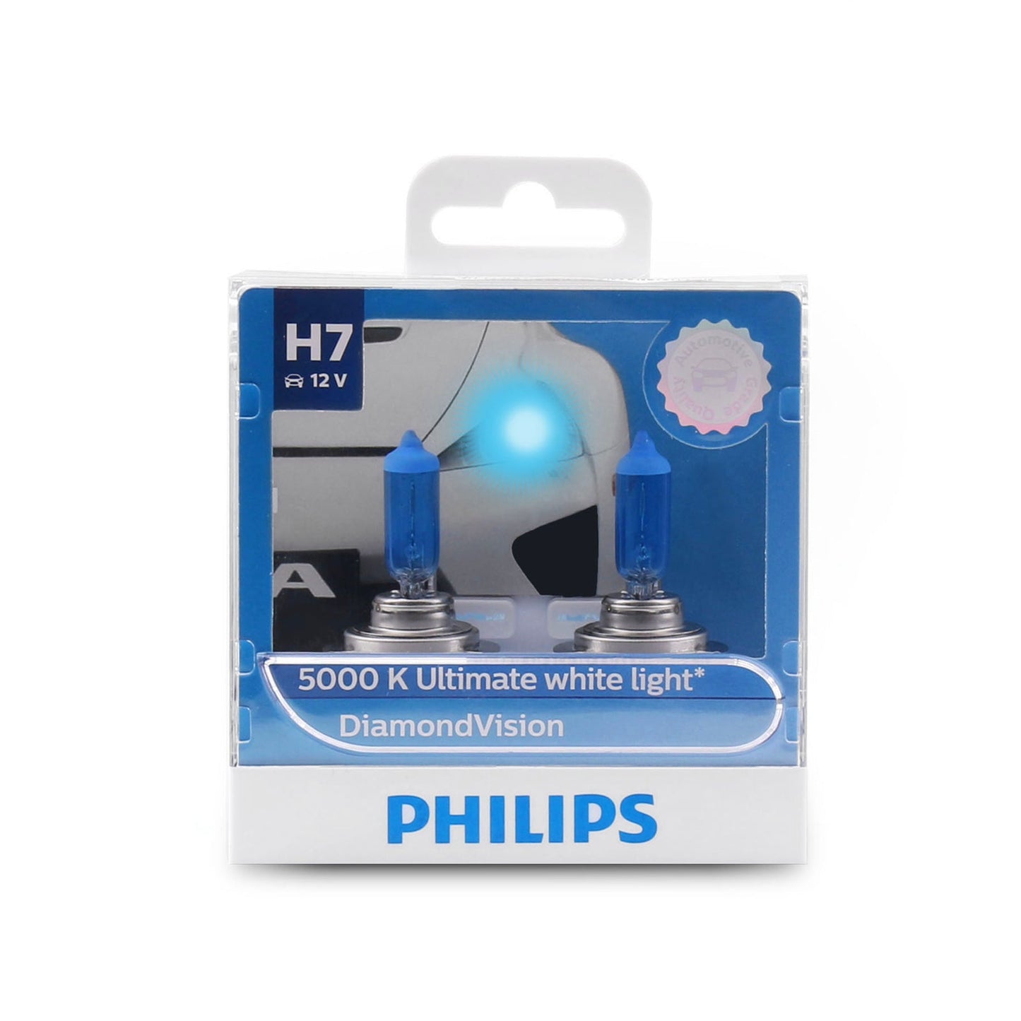 Genuine PHILIPS H7 5000K Bianco DiamondVision 12972DV 12V 55W Lampadina x 2 Generico
