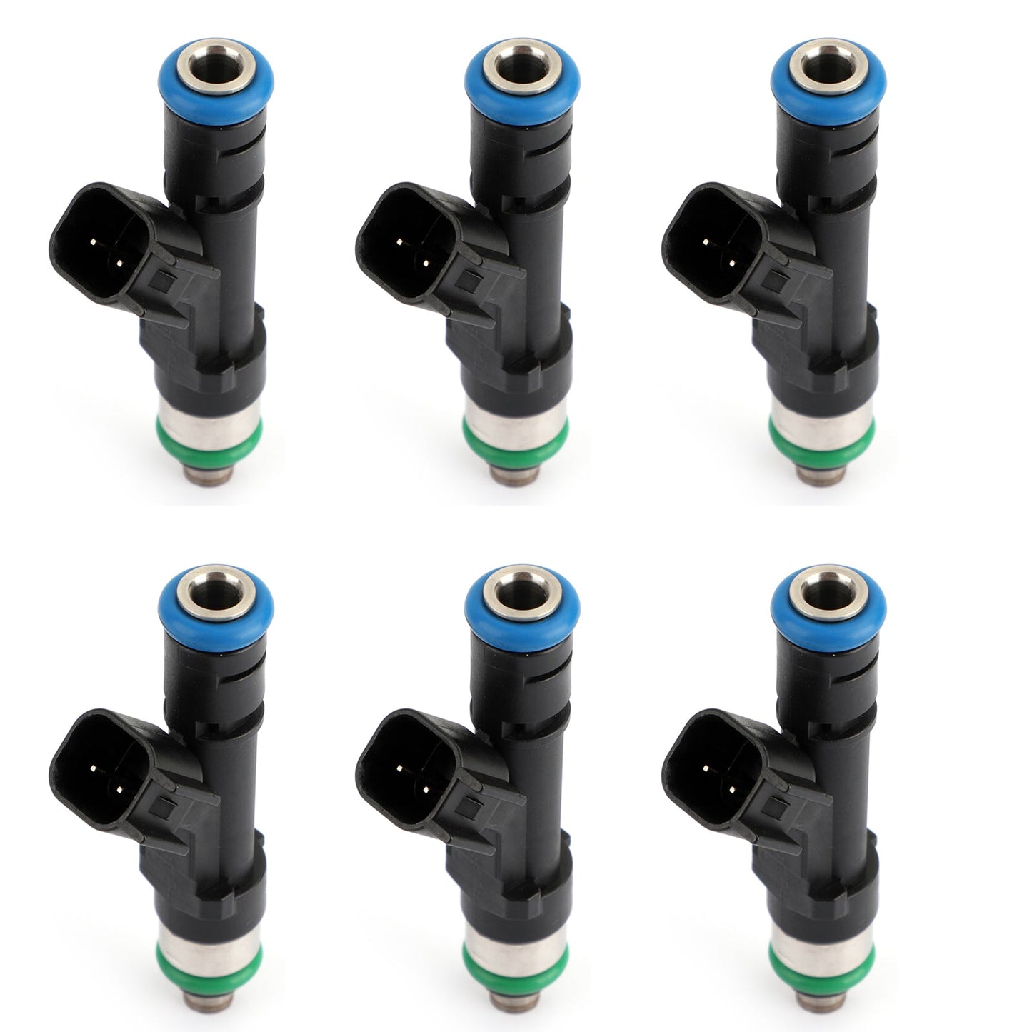 Set (6) iniettori di carburante per veicoli Mitsubishi 3.7L 0280158020 generico