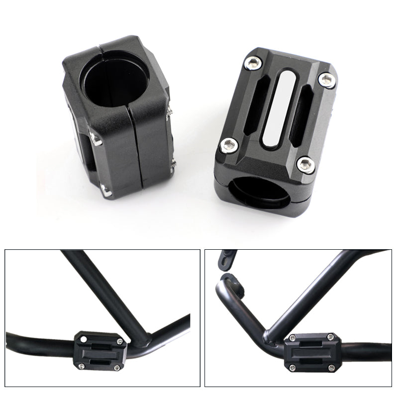 Le migliori offerte per 22mm 25mm 28mm Motorcycle Engine Frame Bar Slider Pads Generic