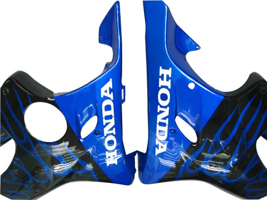 Carene 2004-2007 Honda CBR 600 F4i Black & Blue Flame Generico