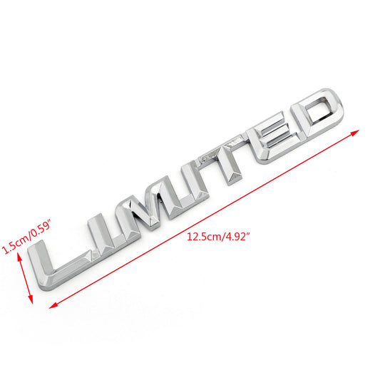 Car Metal Chrome LIMITED Decal Badge Emblem Sticker Fender Side per Highlander