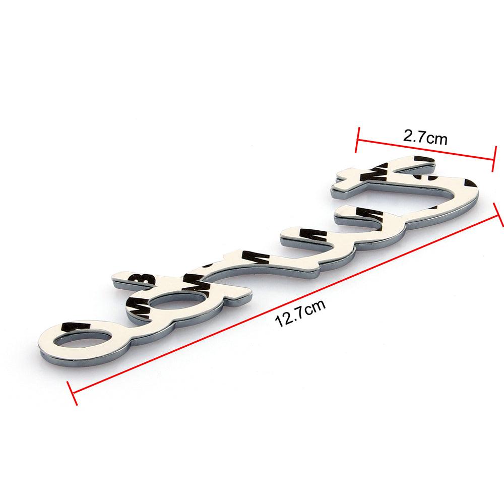 Decalcomania dell'autoadesivo del distintivo dell'emblema dell'automobile 3D per Turbo Silver 1.6T 1.8T 2.0T 3.0T Generico