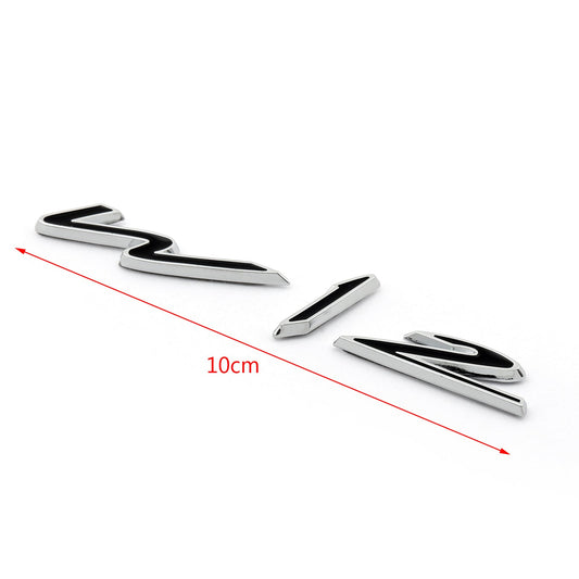 Metal Wing W12 Emblem Badge Sticker per Bentley Genuing Continental GT GTC Generico