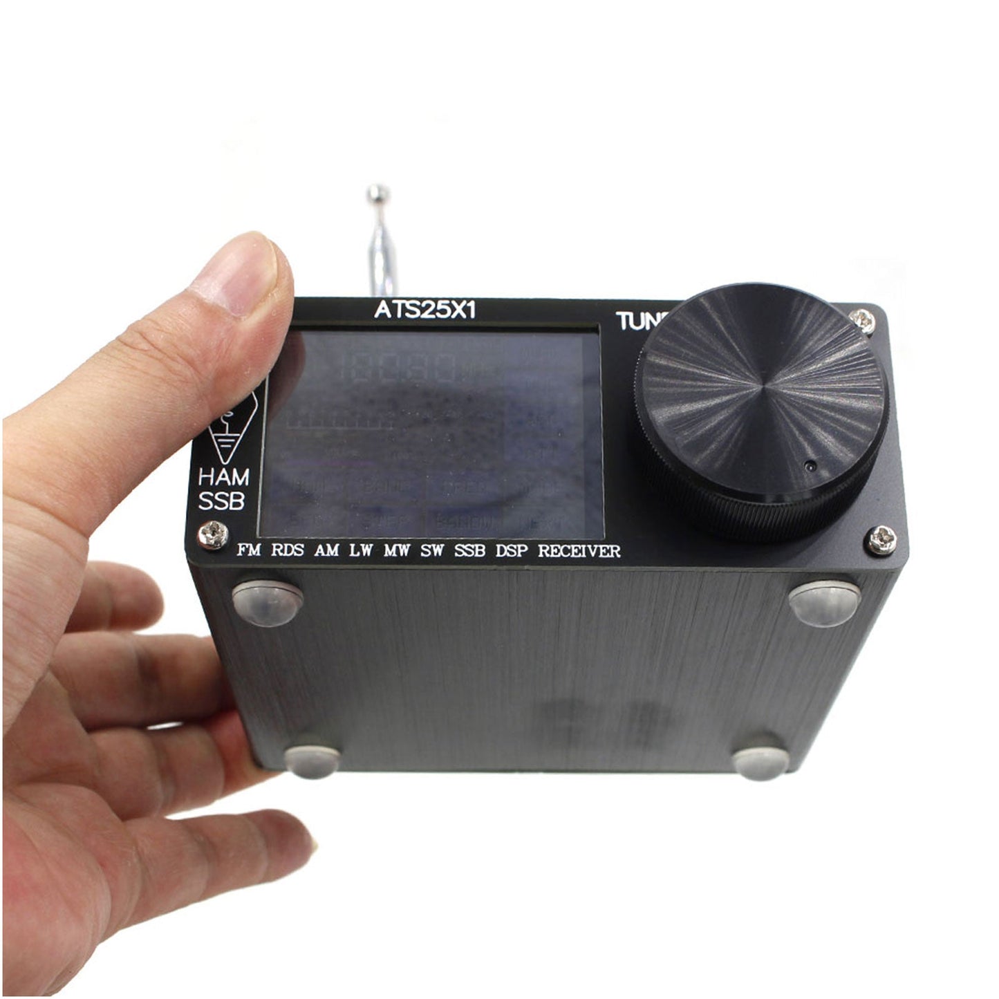 Ricevitore radio originale ATS-25X1 All Band DSP FM LW MW SW con touch screen da 2,4 "