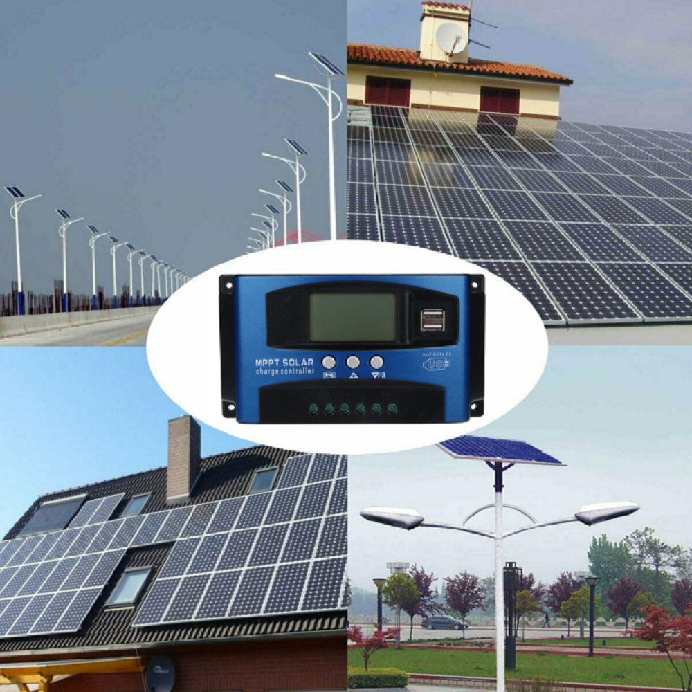 12V/24V MPPT PWM Regolatore di carica solare Caricabatterie al litio Lifepo4 al piombo