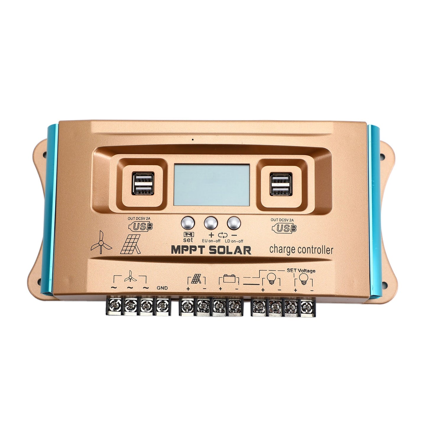 Le migliori offerte per MPPT AUTO Dual USB Wind Solar Hybrid Charge Controller Charger 12V-60V