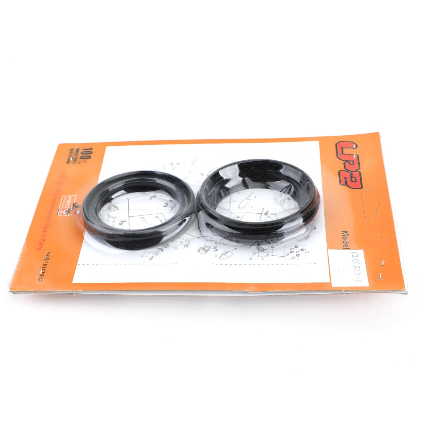 Kit Parapolvere Olio Forcella per Kawasaki KX125 KX250 KX500 ZR1100 ZRX1100 ZRX1200 Generico