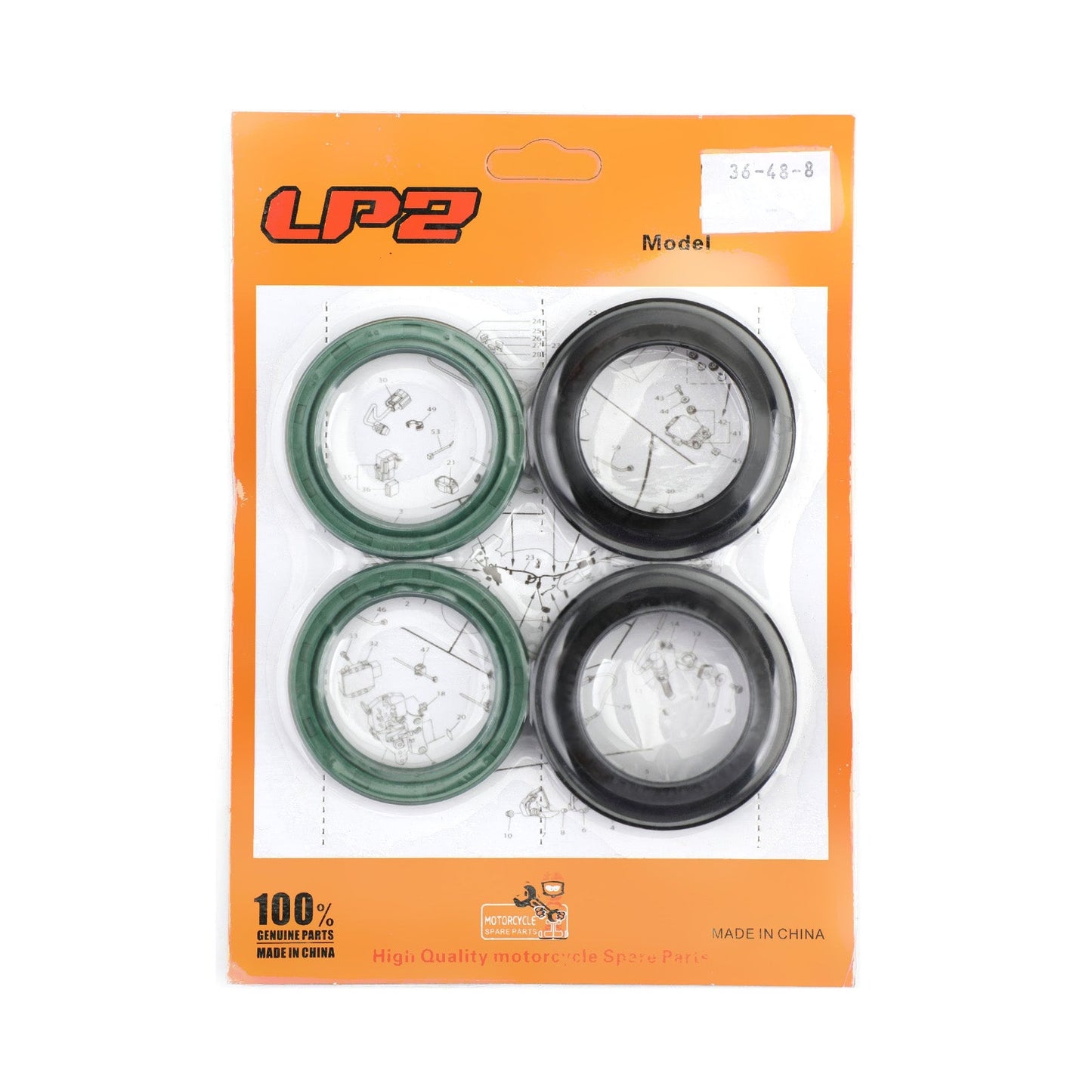 Set di guarnizioni per forcella anteriore polvere d'olio per Yamaha DT80 XJ 600 650 750 XS 750 850 XV YZ generico