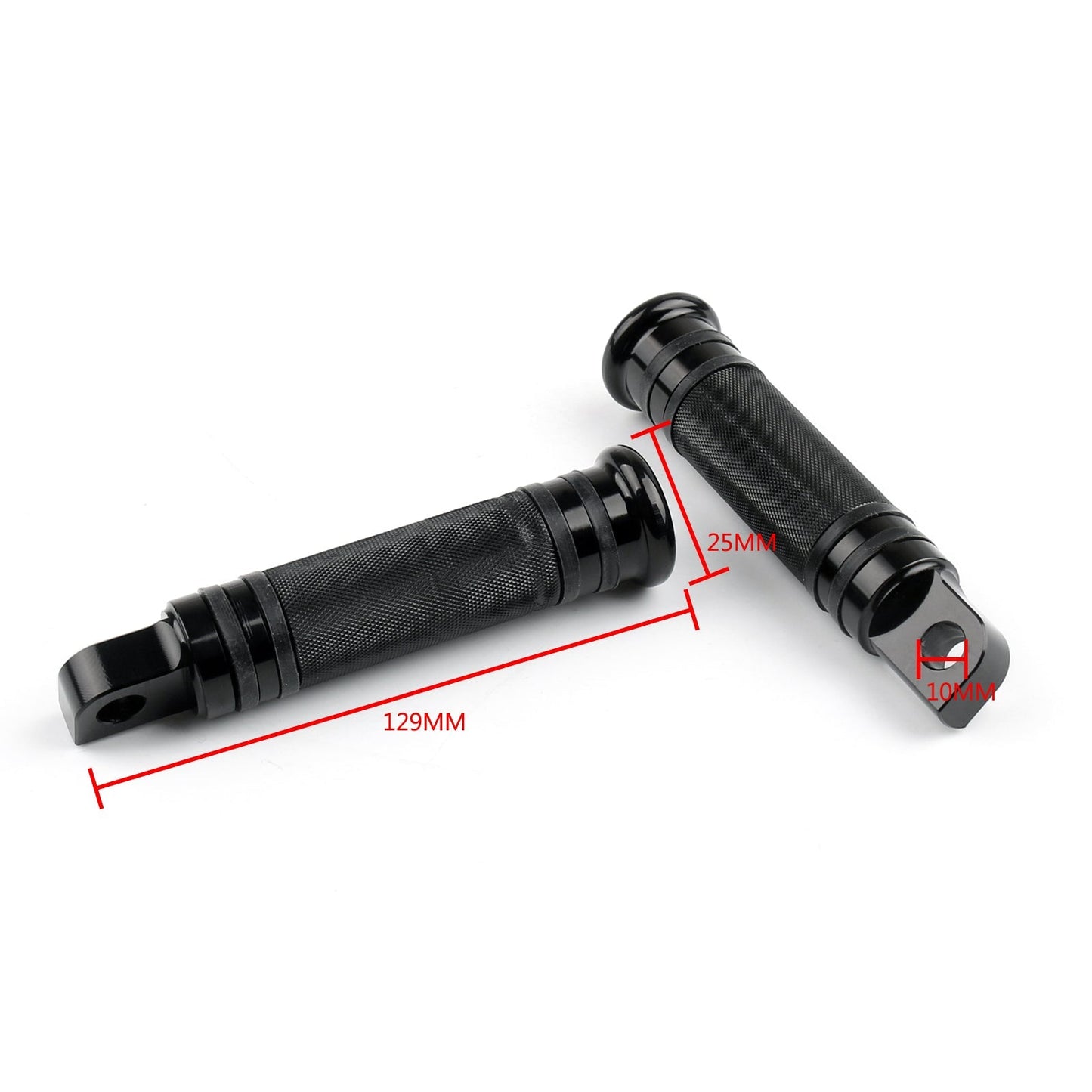 Pedane posteriori anteriori per modelli Harley Sportster XL883 XL1200 V Rod nere generiche