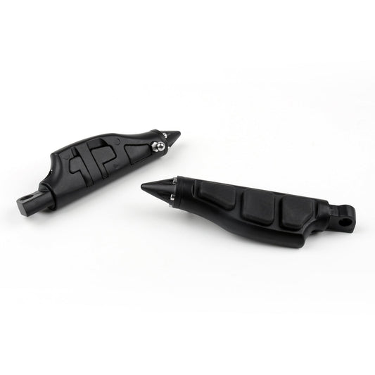 4475 Stiletto Pegs Pedane Per Harley Softail Sportster Dyna Glide Fat Boy BLK Generico