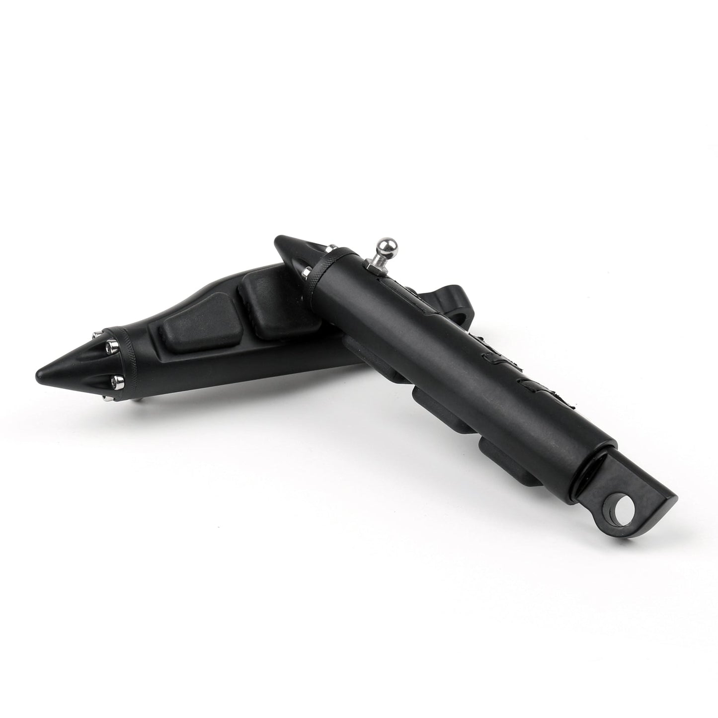 4475 Stiletto Pegs Pedane Per Harley Softail Sportster Dyna Glide Fat Boy BLK Generico