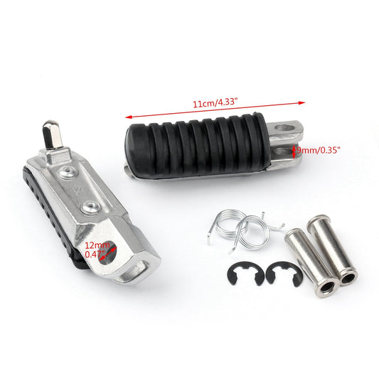 Kawasaki ER 4N 6F ZR 250 400 VERSYS 650 Poggiapiedi anteriore Pedali Pedane