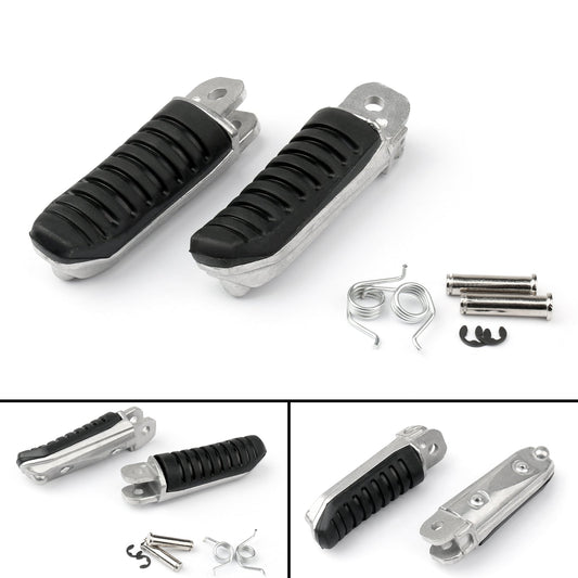 F/R Poggiapiedi Pedali Pedane Per Suzuki GSXR600 GSX-R GSX 750 1000 GSF600 Generico