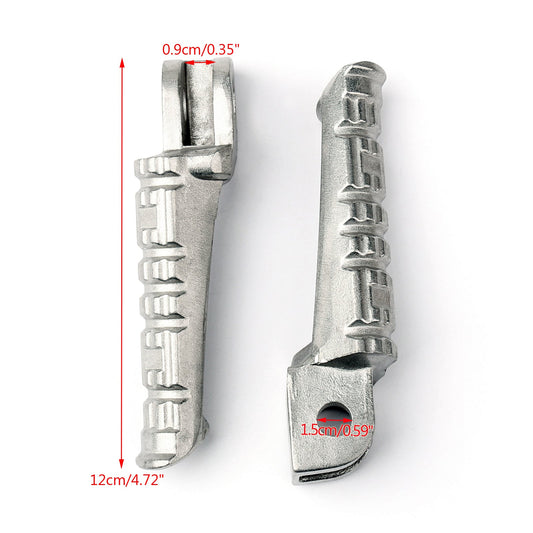 Anteriore Pedane Driver Poggiapiedi set Per Hyosung GT250R GT650R 2005-2015 Generico